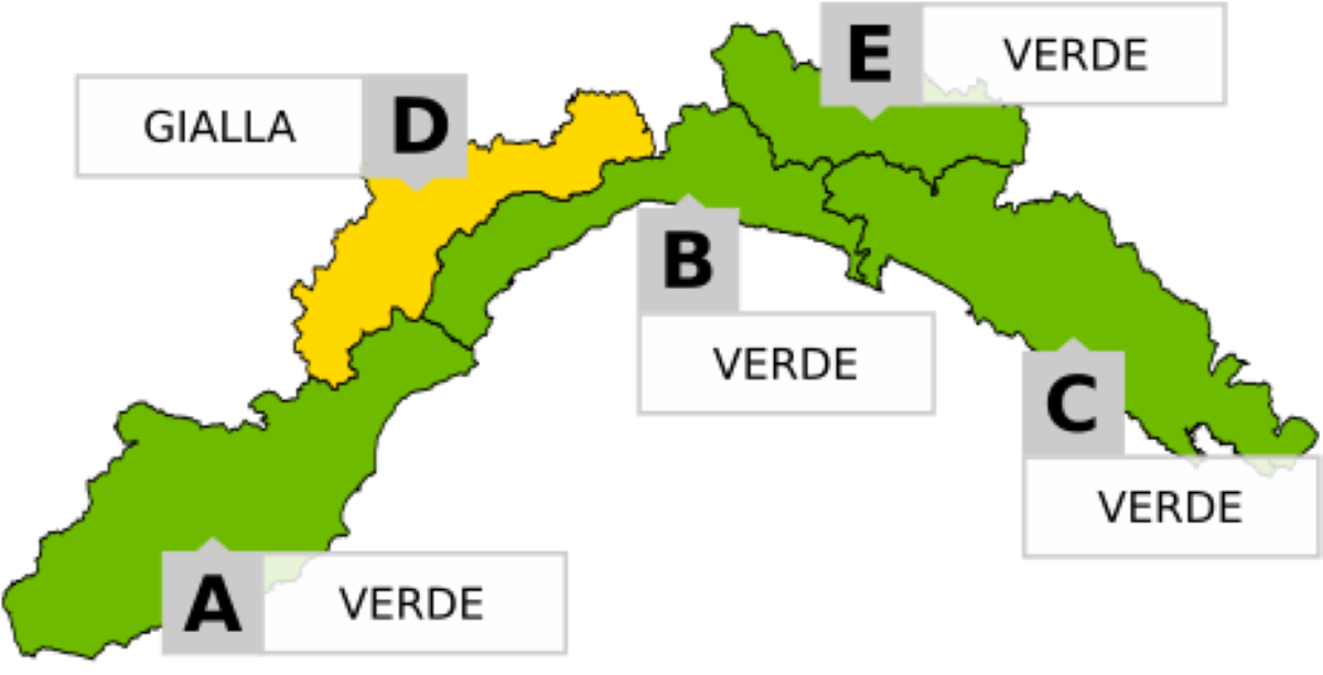 Allerta meteo Liguria
