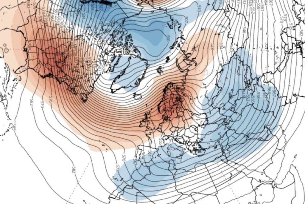 Blocco scandinavo inverno 2025-26