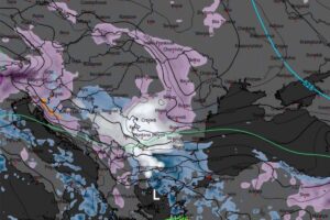 Ciclone Balcani neve