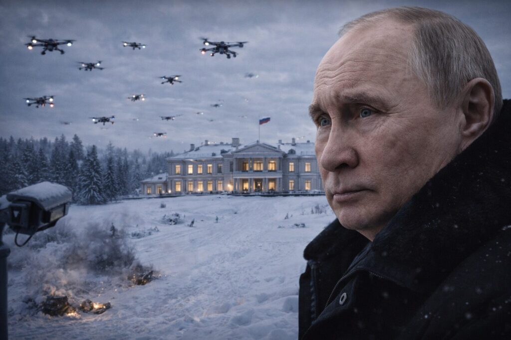 Droni attacco casa Putin