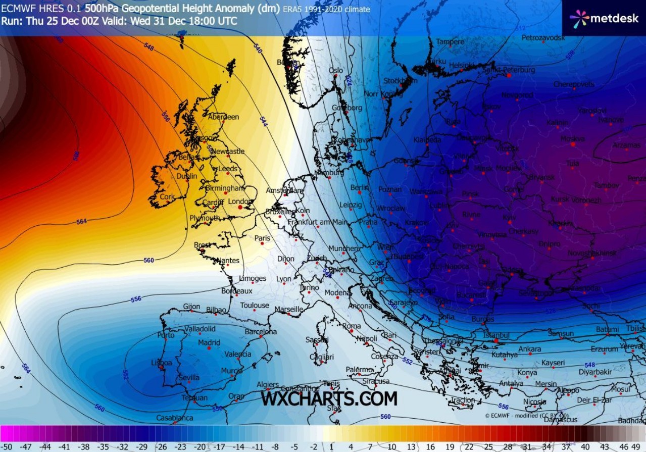 ECMWF 31 dicembre 