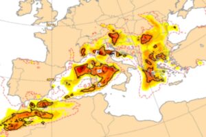 Efi ECMWF precipitazioni 24 dicembre