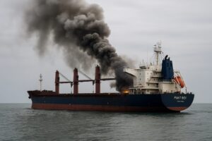 Incendio nave Venezia