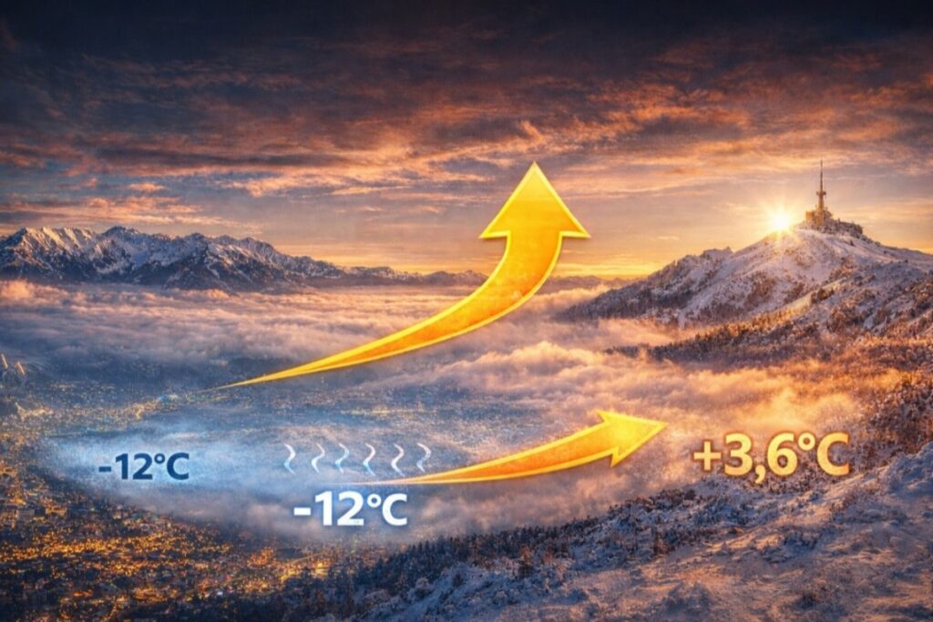 Inversione termica in Abruzzo