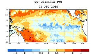 La Niña dicembre 2025
