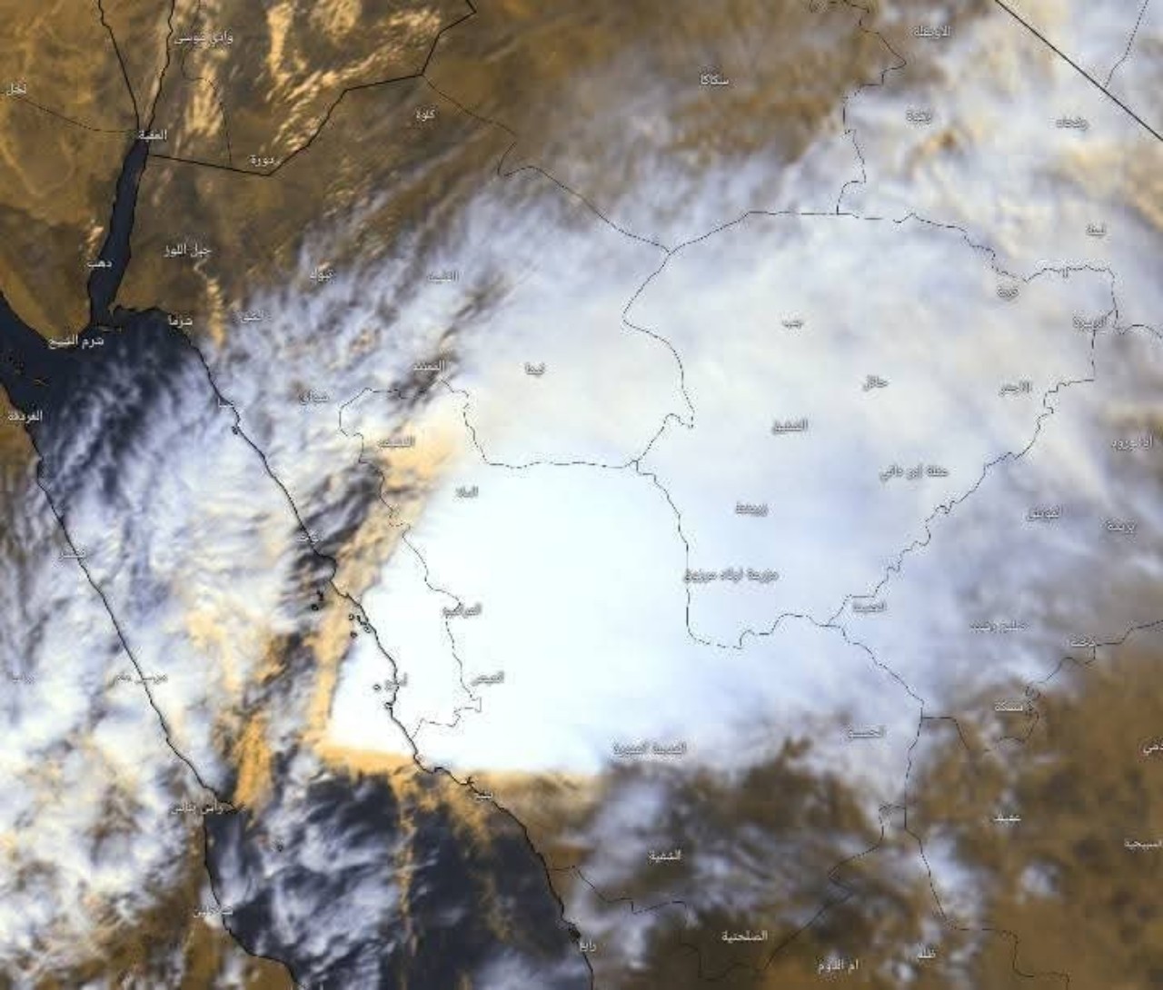 Maltempo estremo Arabia Saudita 