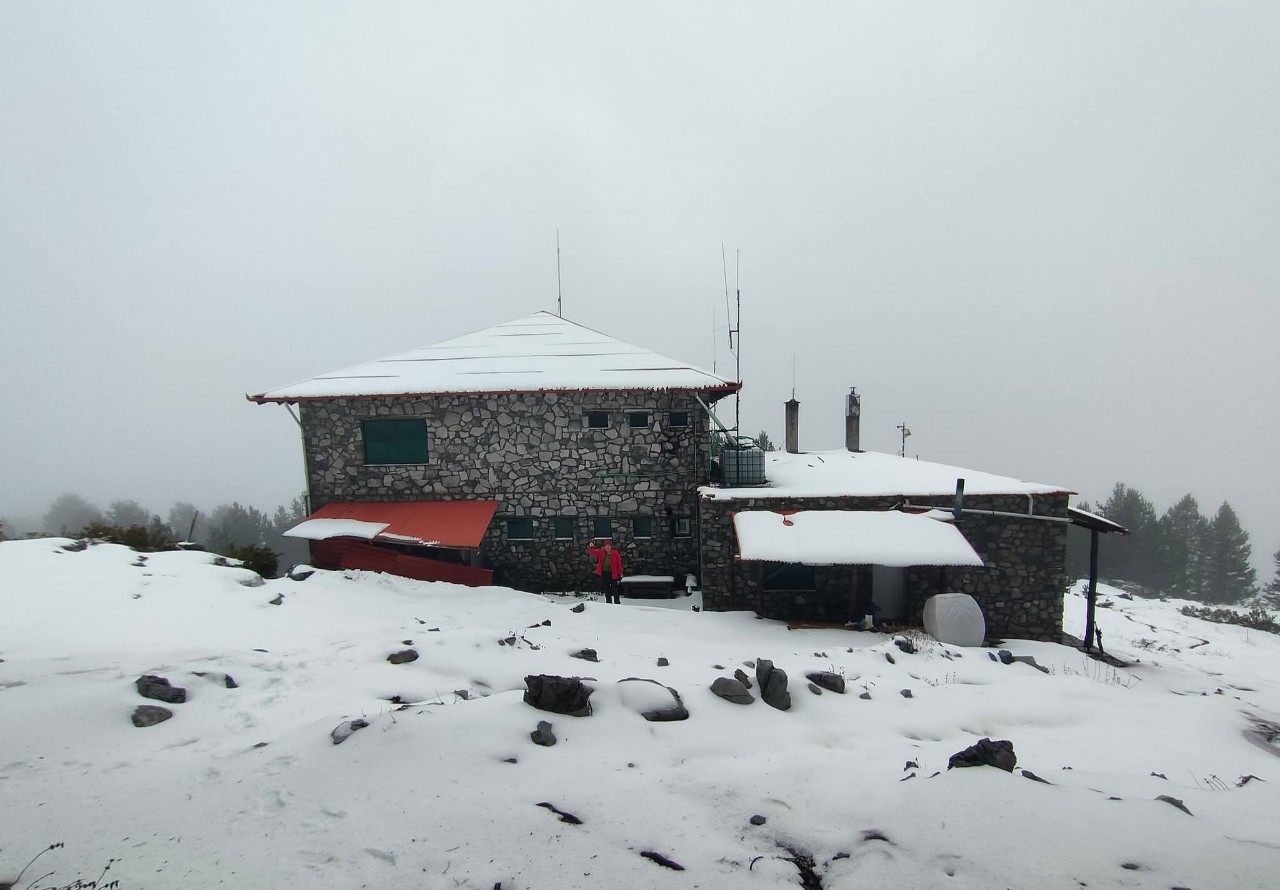 Neve Olimpo Grecia