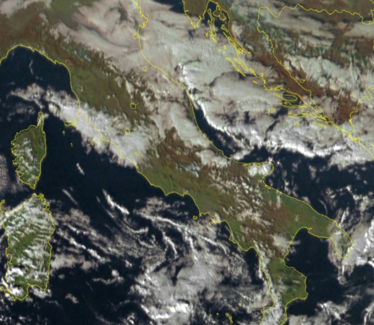 Satellite 30 dicembre Adriatico 