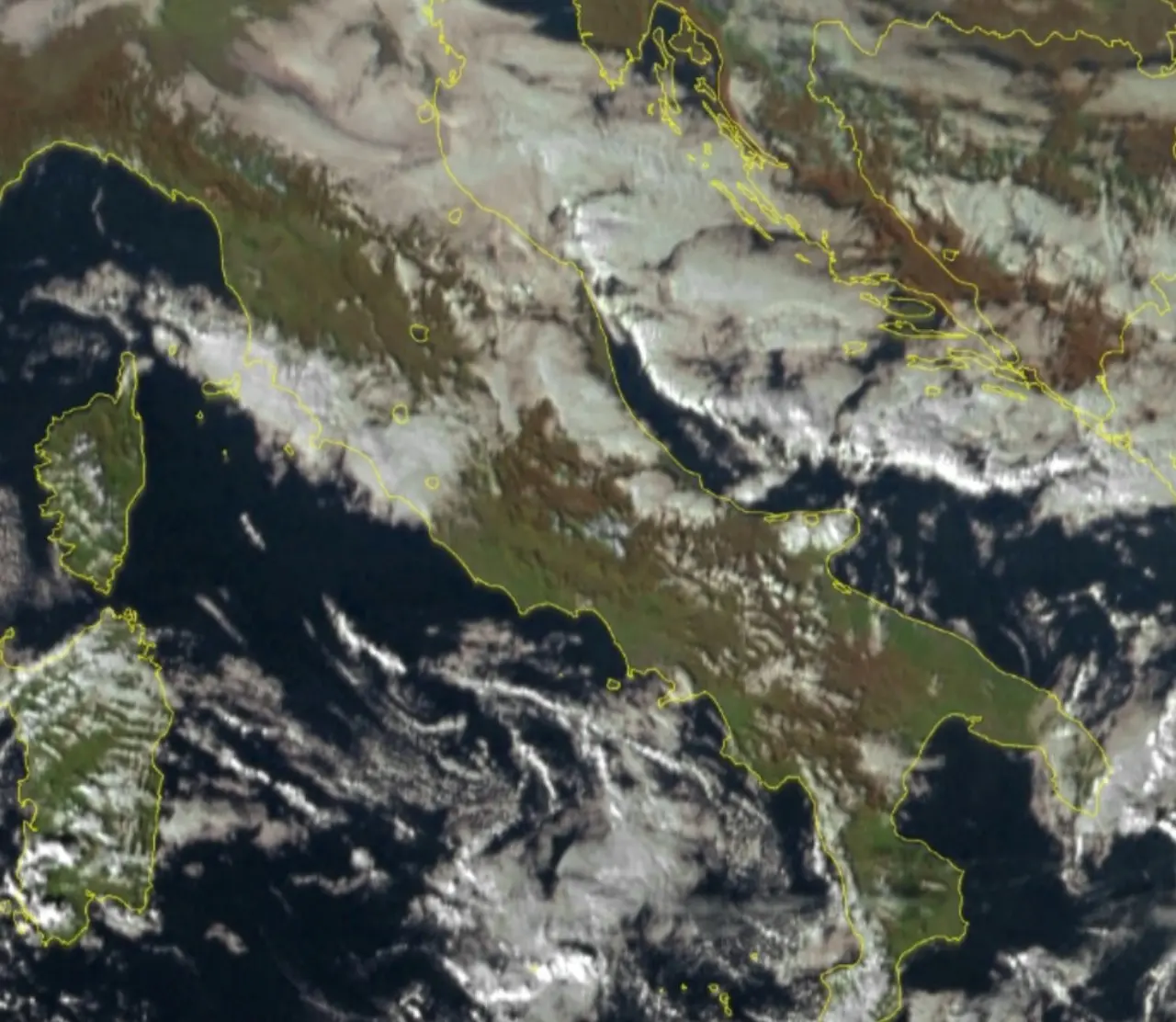 Satellite 30 dicembre Adriatico 