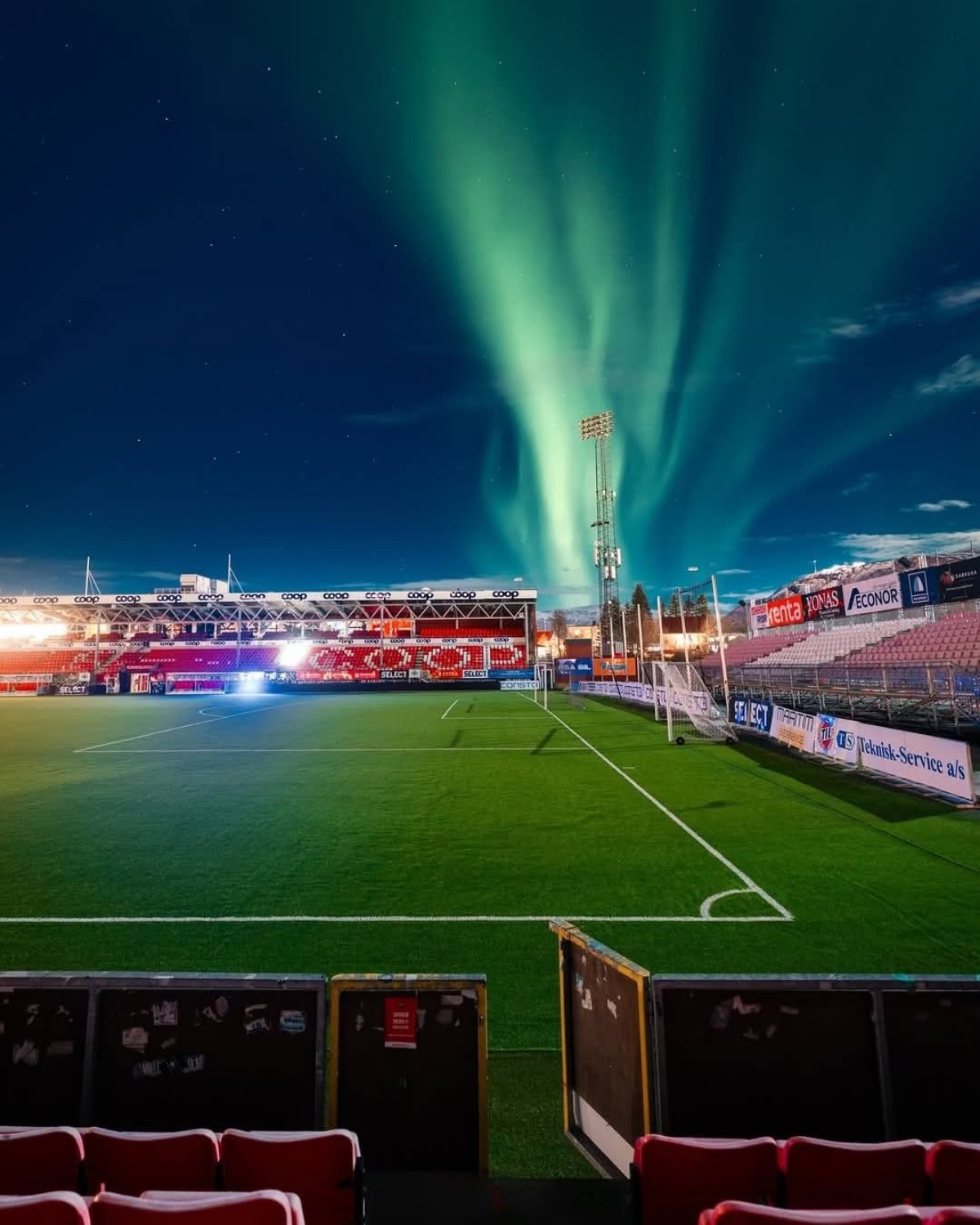 Stadio Tromso aurora