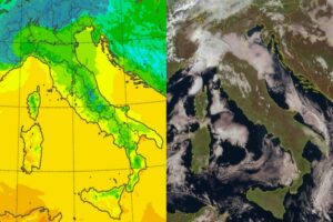 Temperature massime e satellite 11 dicembre