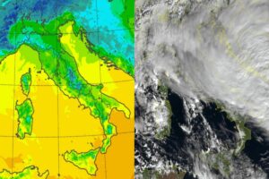 Temperature massime e satellite 4 dicembre