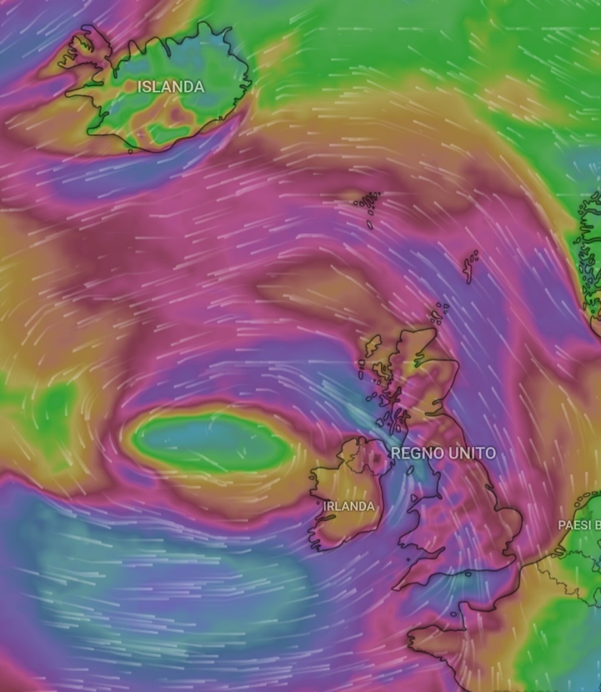 Tempesta Regno Unito