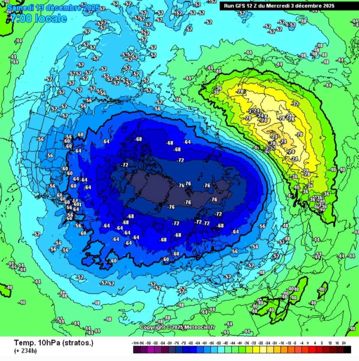 Vortice Polare 13 dicembre 