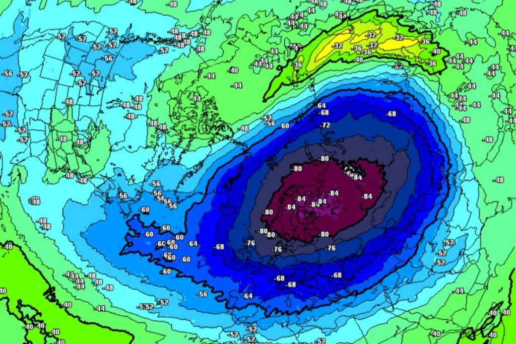 Vortice polare 3 dicembre