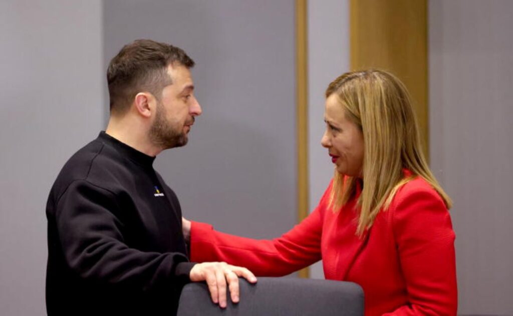 Zelensky Meloni