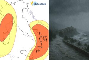 allerta meteo ciclone 3 e 4 dicembre 2025