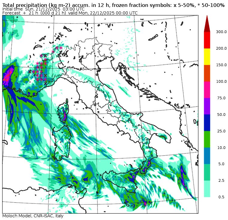 allerta meteo domenica sera