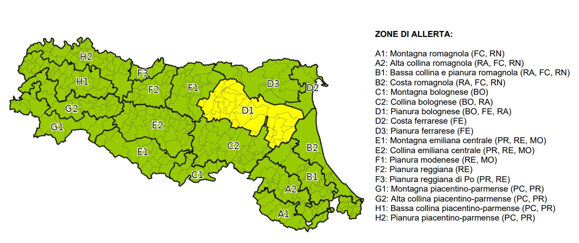 allerta meteo emilia romagna 27 dicembre
