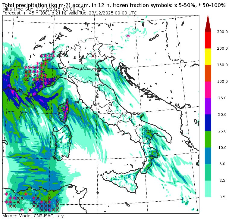 allerta meteo lunedì sera