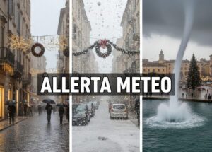 allerta meteo maltempo natale pioggia grandine tromba marina
