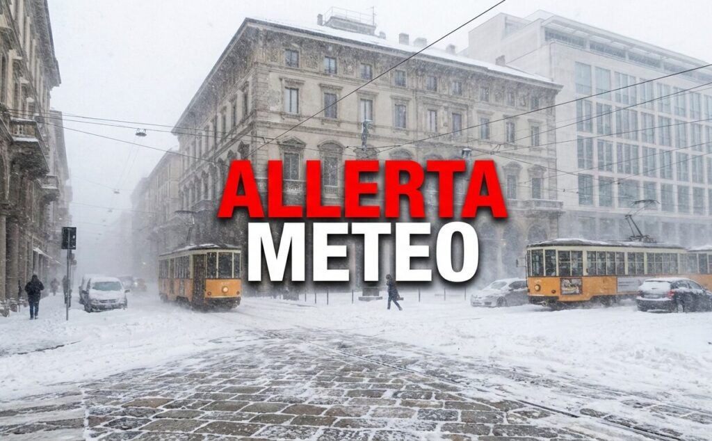 allerta meteo neve burrasca domani aeronautica militare