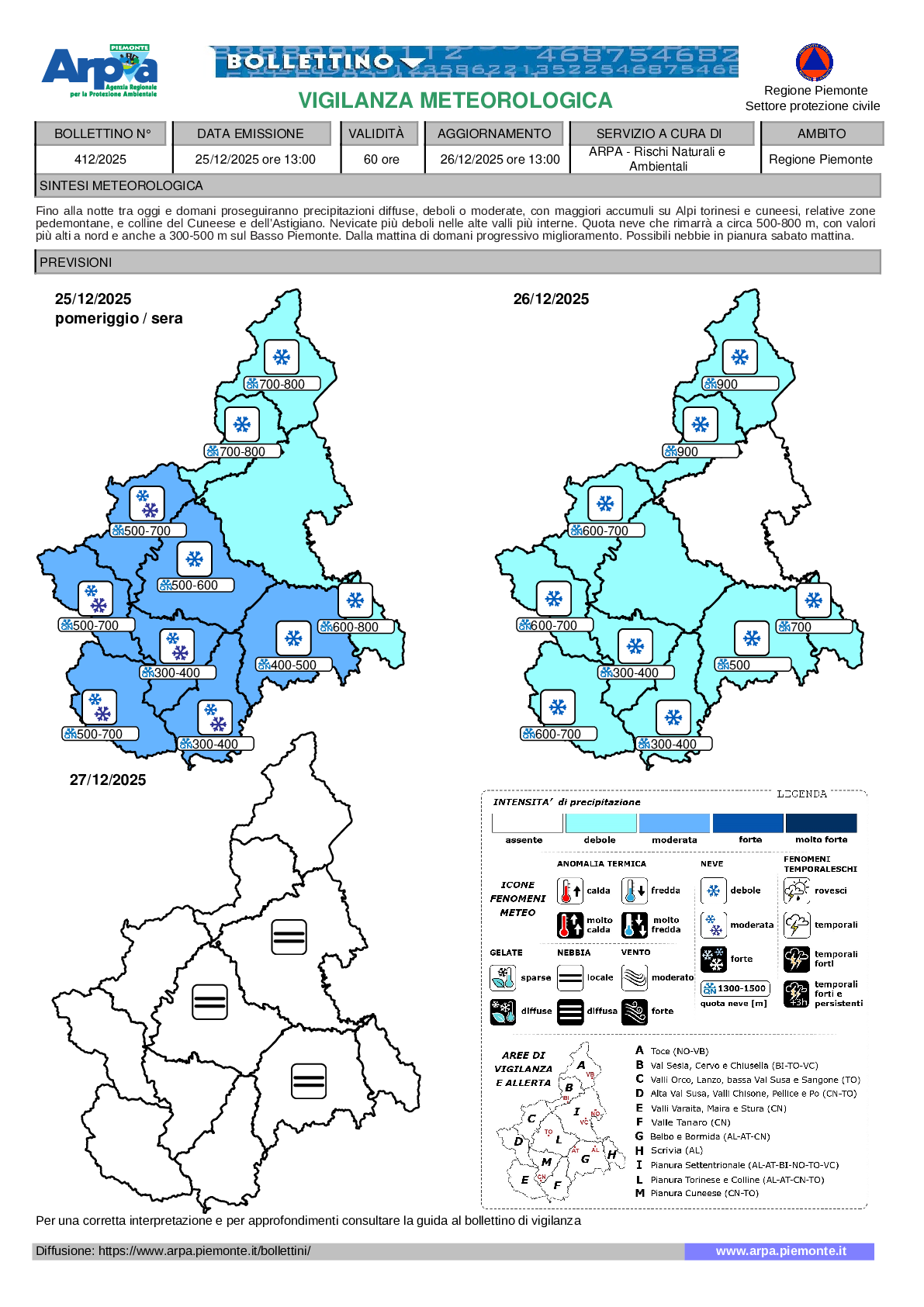 allerta meteo piemonte
