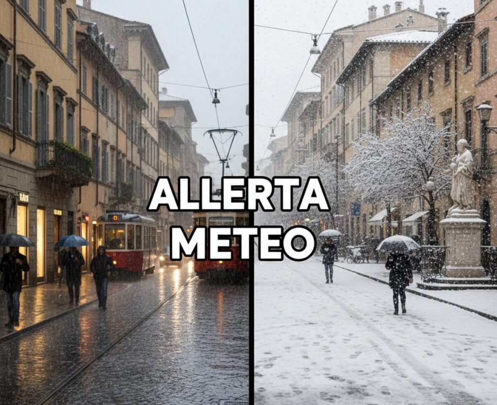 allerta meteo pioggia neve