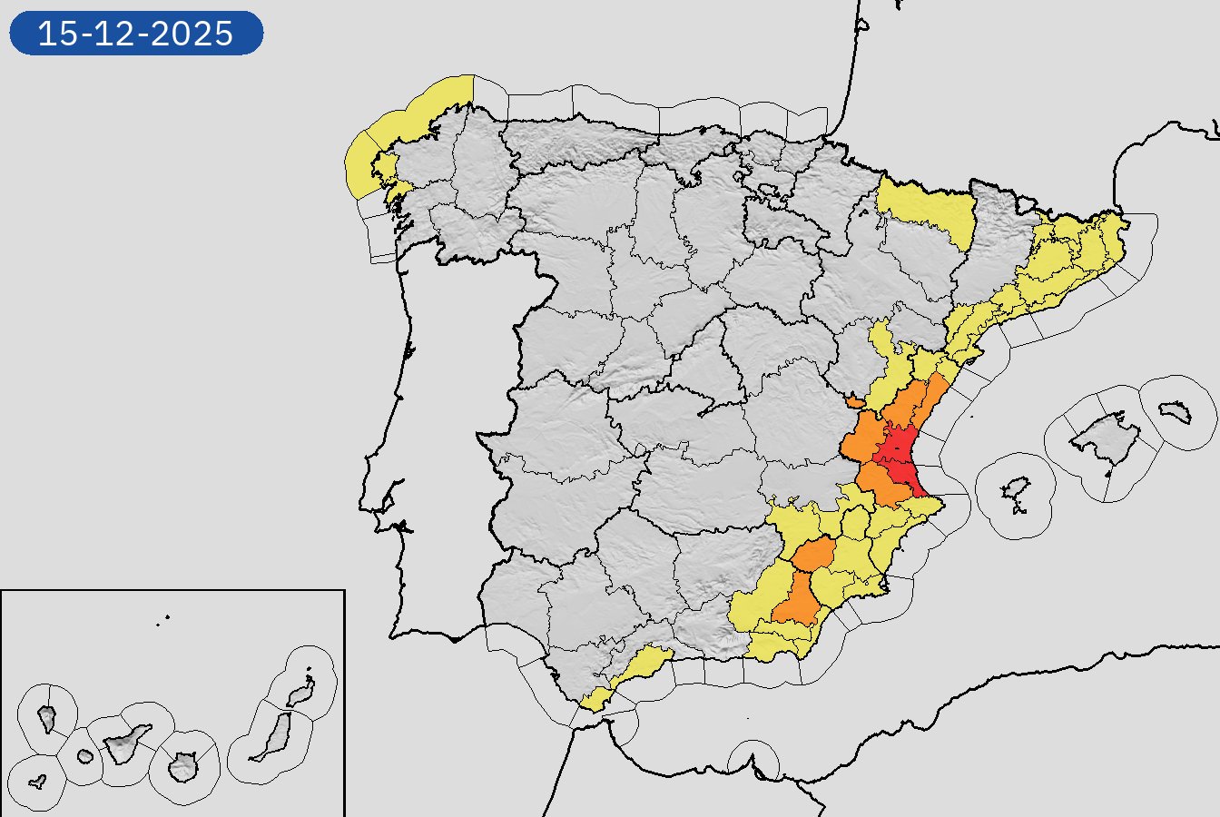 allerta meteo spagna