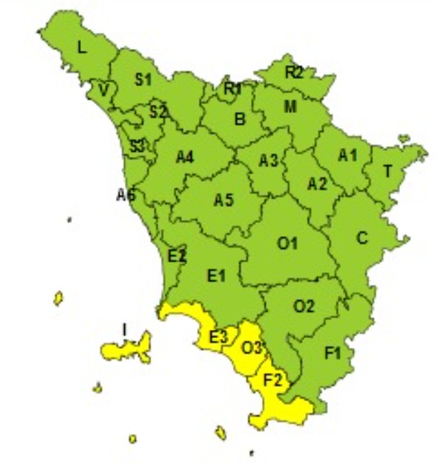 allerta meteo toscana 17 dicembre