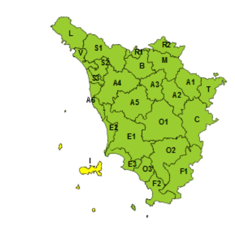 allerta meteo toscana 22 dicembre