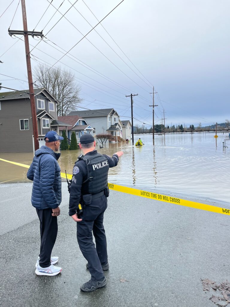 alluvione washington usa