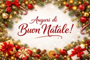 auguri buon natale buone feste 2025