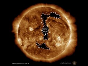 buco coronale tempesta geomagnetica
