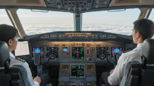 cabina pilotaggio aereo cockpit