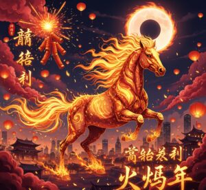 capodanno cinese cavallo fuoco