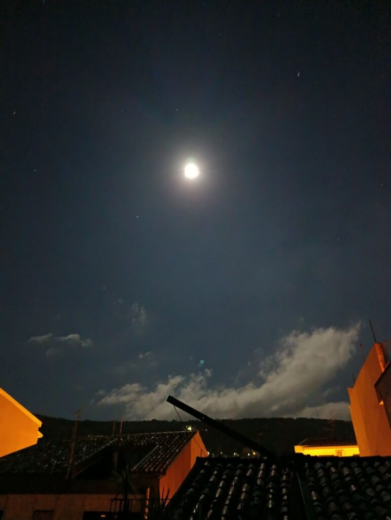 foto Zafferana Superluna Fredda