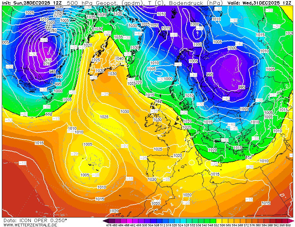 gelo 31 dicembre europa