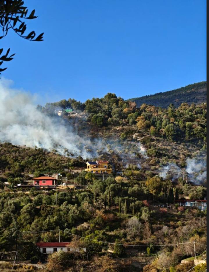 incendio sanremo liguria