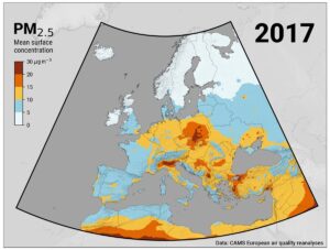 inquinamento europa 2014-2024