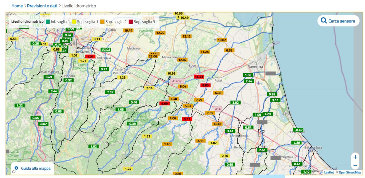 maltempo fiumi emilia romagna