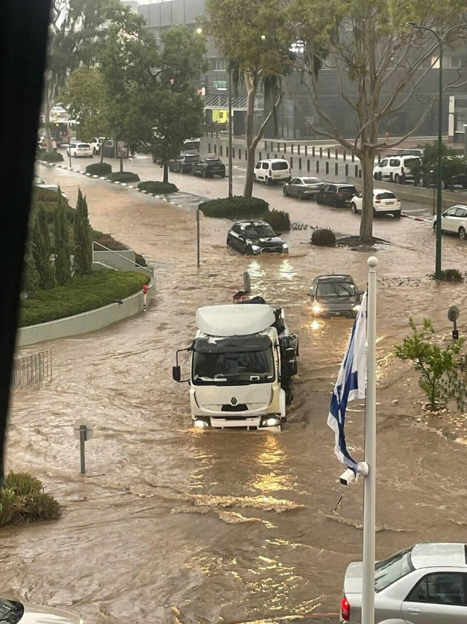 maltempo israele
