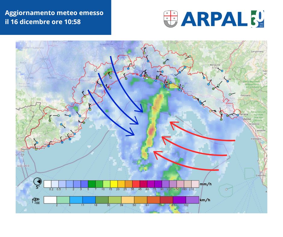 maltempo liguria