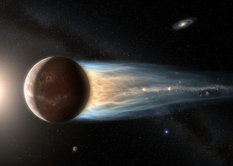 mercurio coda cometa