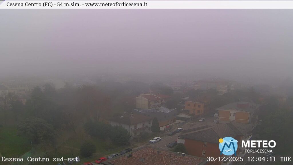 nebbia cesena emilia romagna