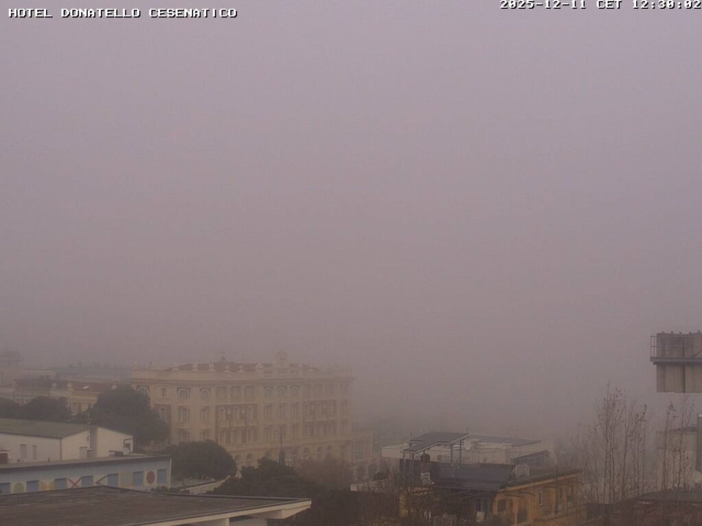 nebbia cesenatico emilia romagna
