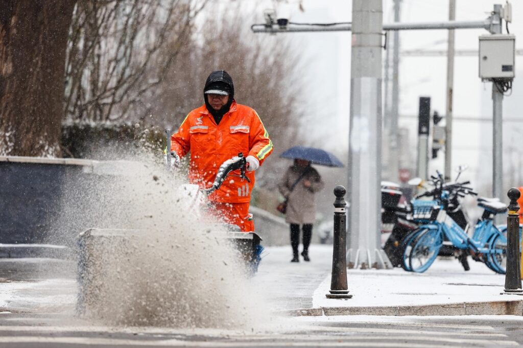 neve pechino cina prima nevicata