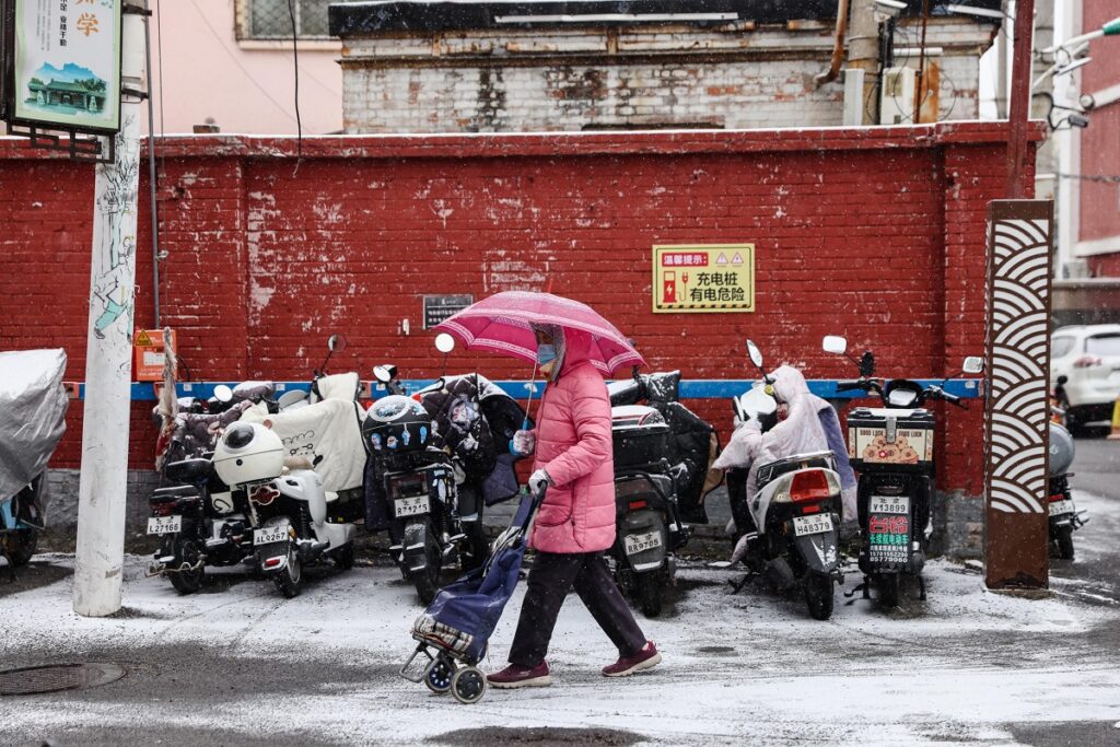 neve pechino cina prima nevicata