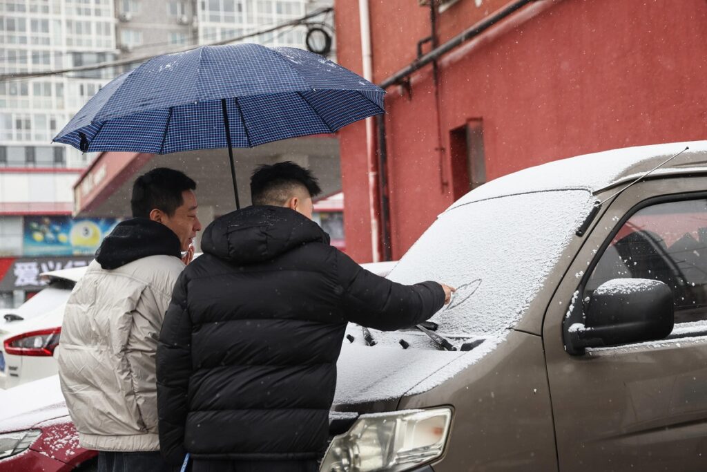 neve pechino cina prima nevicata