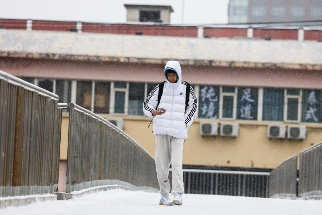 neve pechino cina prima nevicata